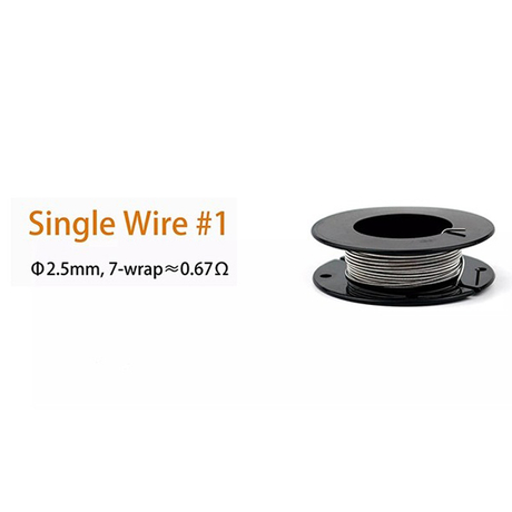 Authentic BP Mods Single Wire for RDA / RTA / RDTA Vape Atomizer - Ni70, 26GA (5m)