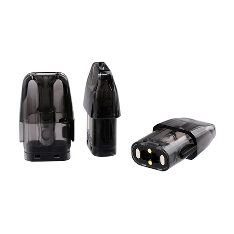 Authentic Demon Killer Fod Pod System Vape Kit Replacement Pod Cartridge w/ 1.0ohm Coil - Black, 2ml (3 PCS)