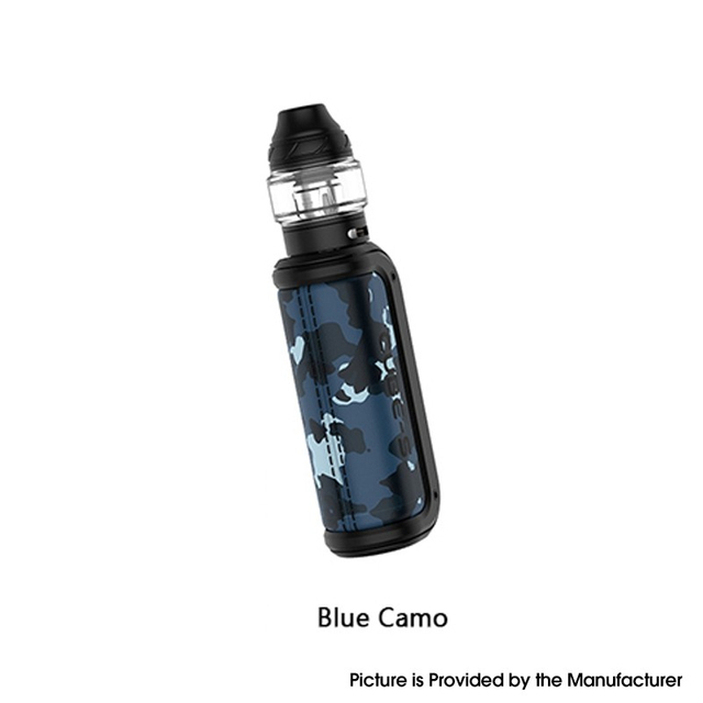 Authentic OBS Cube-S 80 VW Variable Wattage Box Mod + Cube Tank Atomizer Vape Kit - Blue Camo, 5~80W, 1 x 18650, 4.0ml, 0.2ohm