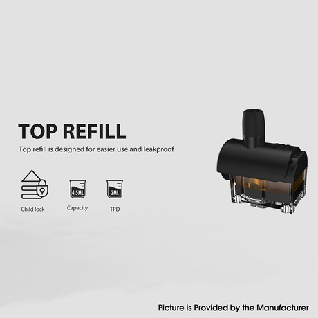 Authentic Vapefly TGO Pod System Mod Replacement Pod Cartridge - 4.5ml (1 PC)