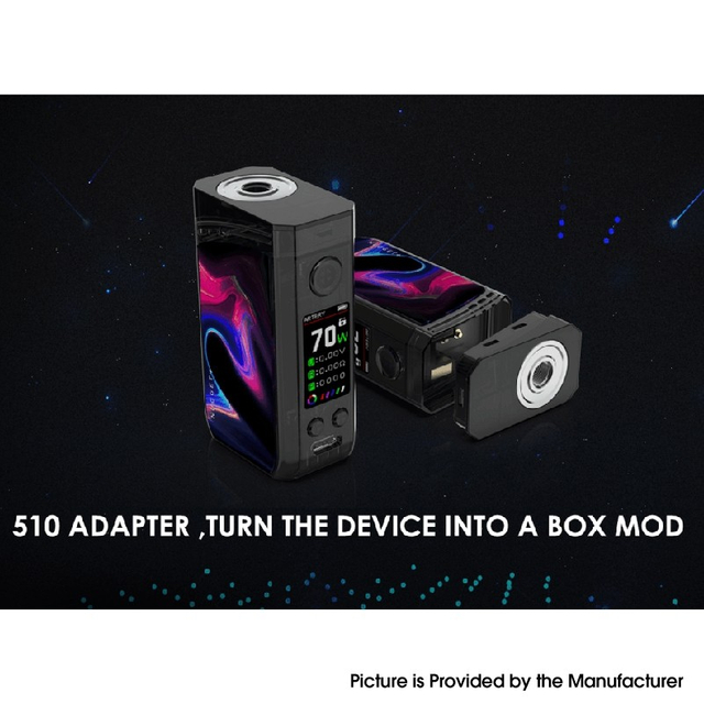 Authentic Artery Nugget+ 70W Pod System Replacement RUOK 510 Adapter Connector - Black