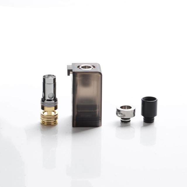 Authentic Smoant Knight 80 TC VW Mod RBA Pod System Kit Replacement Pod Cartridge w/ 0.3ohm & 0.4ohm Mesh Coils - Black, 4ml