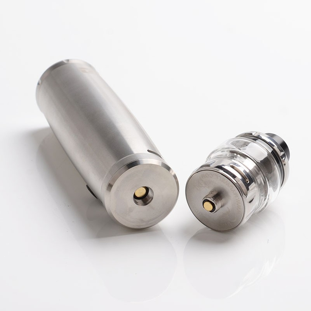 Authentic Uwell Nunchaku 2 Kit 100W TC VW Vape Mod + Atomizer Tank - Silver, 5~100W, 1 x 18650 / 20700 / 21700