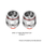 Authentic Uwell Valyrian 2 II UN2-3 Triple Meshed Coil Head - Silver, Stainless Steel, 0.16ohm (90~100W) (2 PCS)