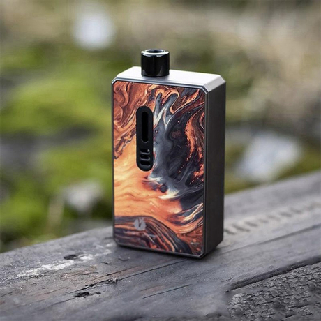 Authentic Lost Vape Gemini Hybrid Pod System Vape Mod Kit - Black Carbon Fiber, 5~80W, 1 x 18650, 4.0ml, 0.2 / 1.0ohm