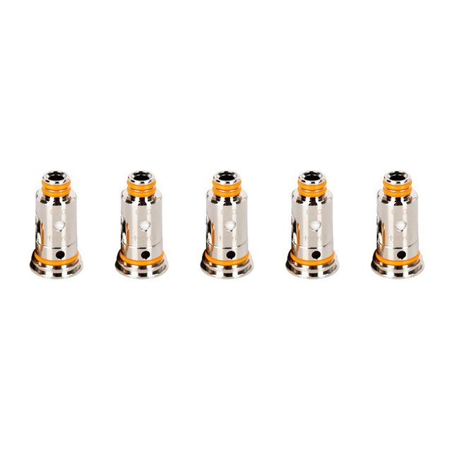 Authentic Geek Vape Aegis Pod System Vape Kit / Penggantian Kartrid G ​​Kepala Koil - Perak, 0.6OHM (5 PCS)