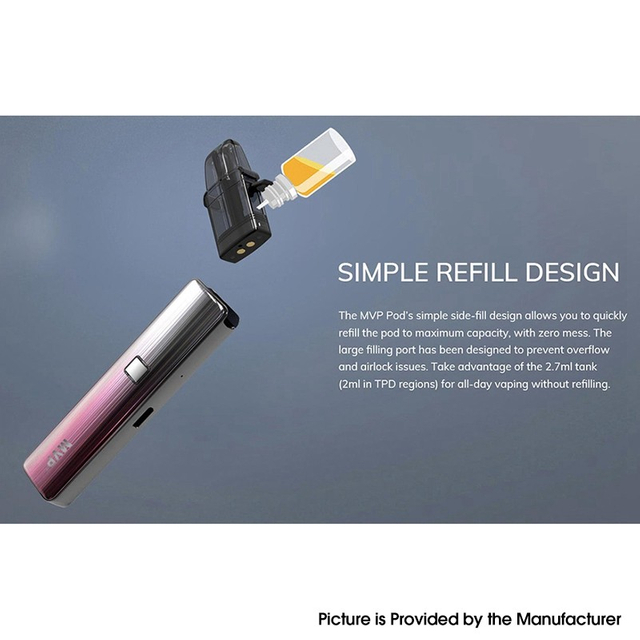 Authentic Innokin MVP Pod System Vape Kit 500mAh 0.65ohm 2.7ml 