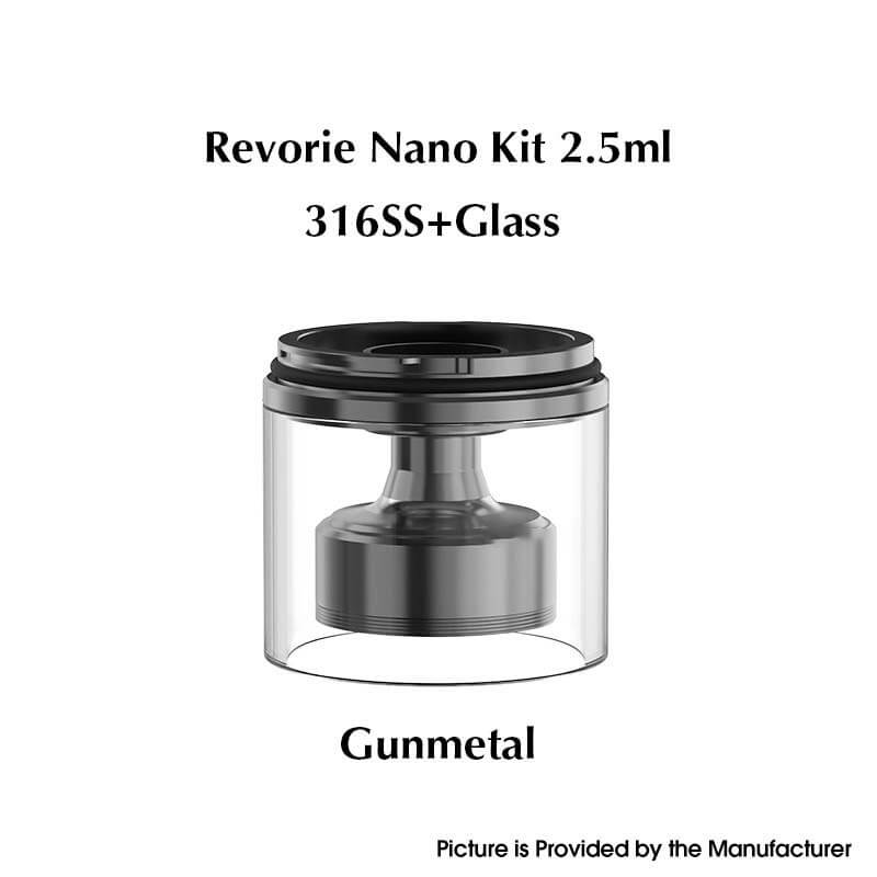 Ambition Mods مجموعة دبابات Nano لـ Revorie RTA - 2.5 مل ، تصميم مضغوط