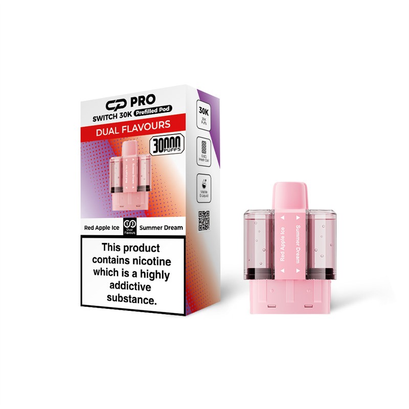 Suonon CP Pro Switch 30Kデュアルフレーバーポッドカートリッジ -  22 ml / 20 mg / 30,000 Puff s