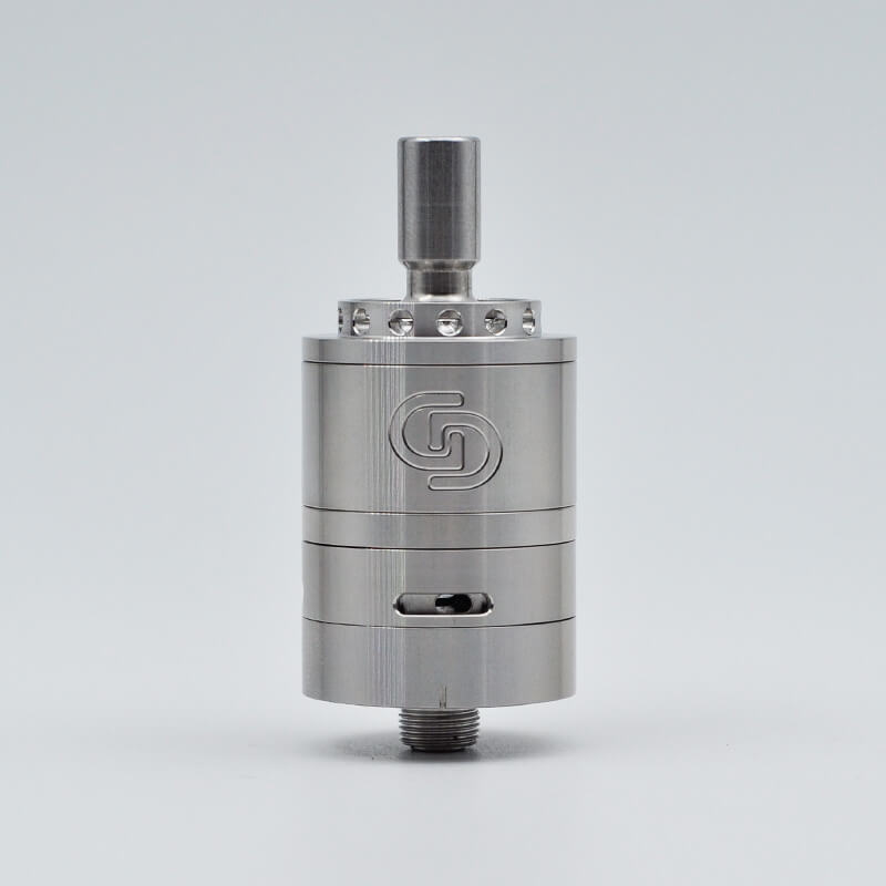 Authentic GDMODS MD-01 RTA Replacement Short Tank – 2.5ml, Stainless Steel & Glass