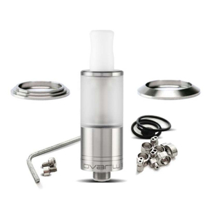 YFTK dvarw 16 fl RTA 3ml 재 구축 가능한 탱크 분무기 풀 세트 - Black & Silver
