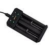 Authentic Golisi L2 2A Smart USB Charger with LCD Screen for 18650 / 26650/ 21700 Battery, Dual-Slot