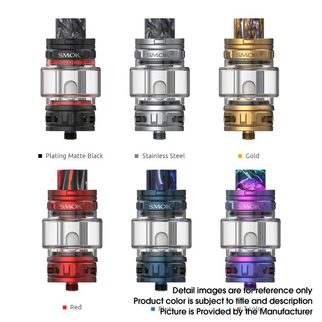 Authentic SMOKTech SMOK TFV18 Sub Ohm Tank Clearomizer Vape Atomizer 7.5ml, 0.15ohm / 0.33ohm, 31.6mm