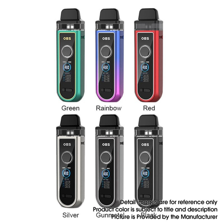 Authentic OBS Skye Pod System Vape Mod Kit Standard Version, VW 5~40W, 1600mAh, 4.0ml, 0.4ohm / 1.0ohm