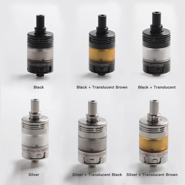 Elite Experiment 3 V3 Style MTL RTA Rebuildable Tank Vape Atomizer, SS, 2.5ml, 22mm Diameter