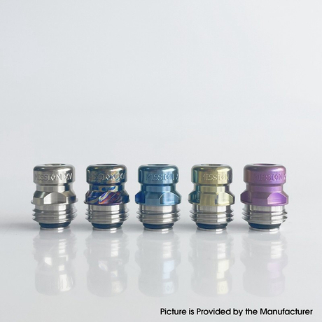 Mission Tips V2 Mini Nuke Style Drip Tip for BB / Billet Boro AIO Mod  Stainless Steel + Titanium