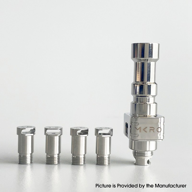 Kontrl Mkro Style RBA Bridge for Billet / BB / Boro Mod 316SS, 5 PCS Air Pin