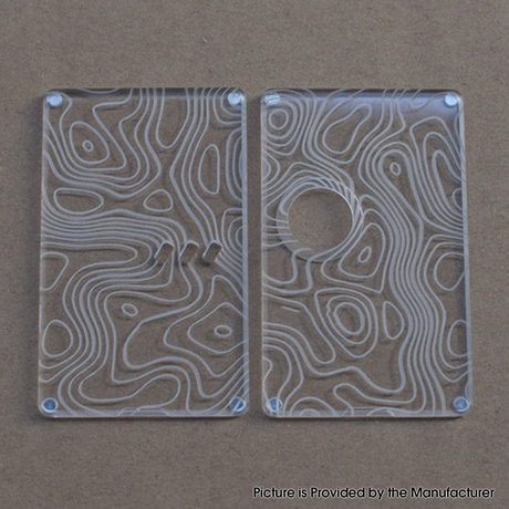 Authentic MK MODS Topo Replacement Front + Back Cover Panel Plate for Vandy Vape Pulse AIO Mini 80W Kit