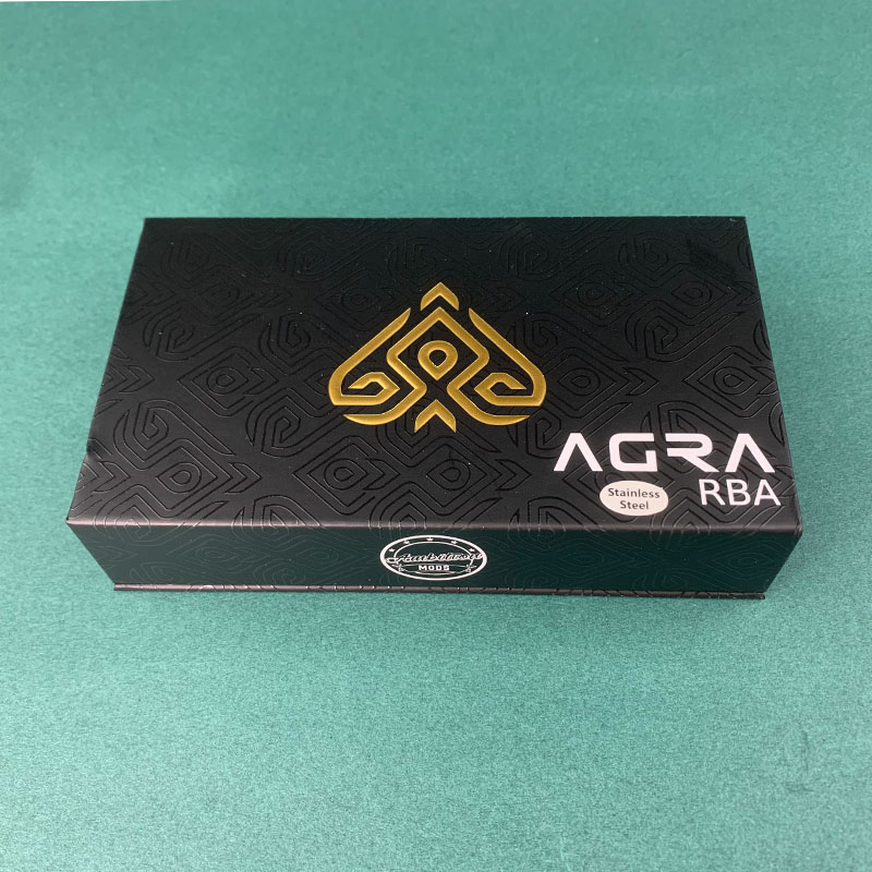 Authentische Ambition Mods Agra RBA Tank für Boro / Billet / Dotaio Mods, 3ML, 7 Luftstromstifte (0,8–3,5 mm) 