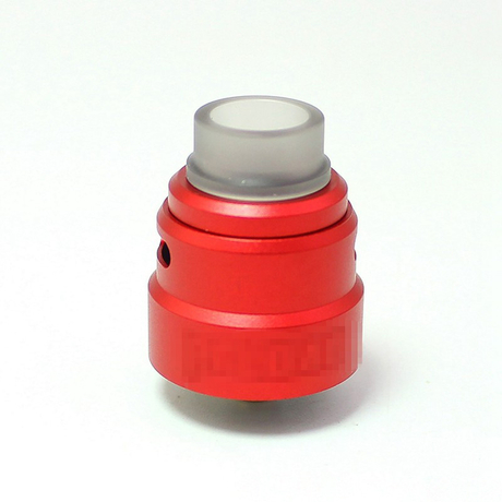 SXK ReLoad S Style RDA Rebuildable Dripping Vape Atomizer - Red, 316 Stainless Steel, 24mm Diameter, with BF Pin