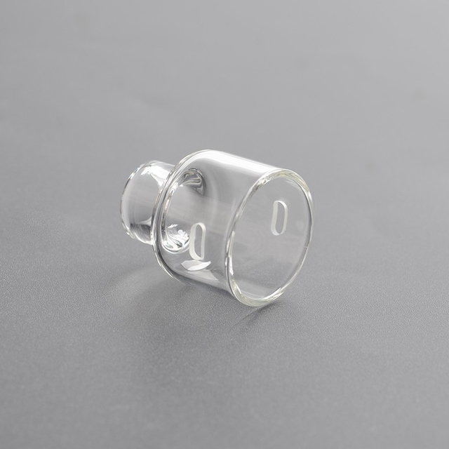 Authentic Damn Vape Mongrel RDA Replacement Glass Top Cap - Transparent, 26mm Diameter