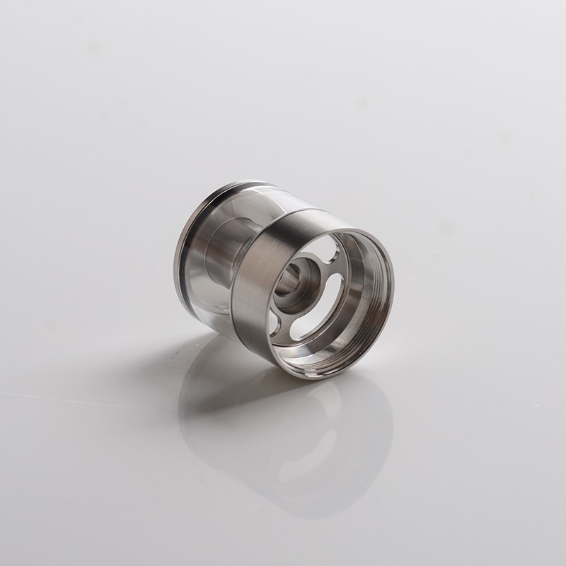 Yftk dvarw mtl fl Facelift 22mm RTA Vape Atomizer Substituição Tubo do tubo do tanque, 3,5 ml, aço inoxidável + vidro