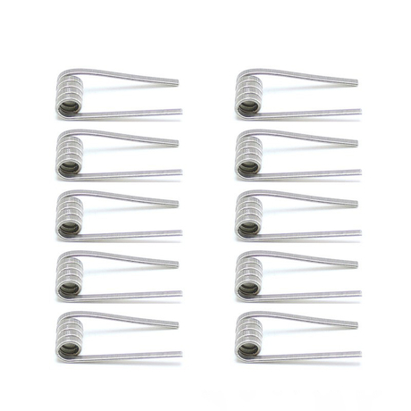 SXK ETU Pre-built Coil Wire for RDA Atomizer - 0.15ohm, Ni80, Kernel 26GA x 3 + 38GA, Wrapped 0.4 x 3 + 0.1 (10 PCS)