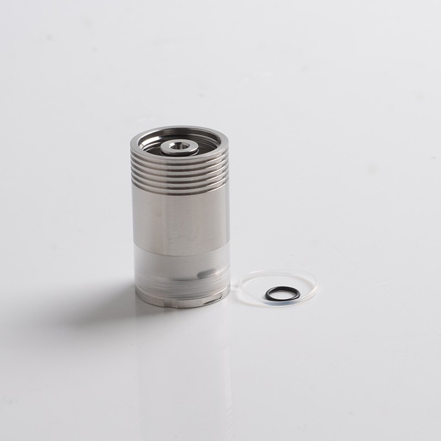 SXK Replacement Standard Set Chimney + Tank Tube for KA V9 Style RTA - Silver, 316 Stainless Steel + PC, 5.0ml