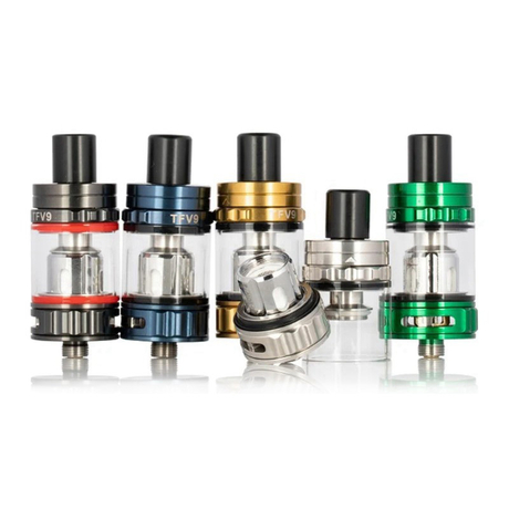 SMOKTech SMOK TFV9 Mini Sub Ohm Tank Clearomizer Vape Atomizer, 3.0ml, 0.15ohm, 23mm Diameter