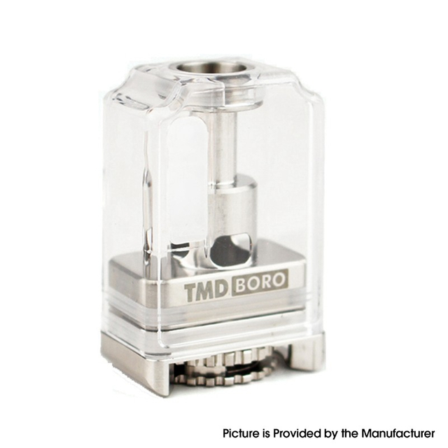 Authentic BP Mods TMD BORO Tank for BB Billet Box / Sunbox Zero Naga / SXK Supbox Boro Mod 5.0ml, 0.3ohm / 0.55ohm