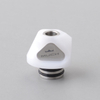 Monarchy Cyber 2 510 Drip Tip Set - Silver, SS + POM + PEI + PEEK + PC, 1 PC 510 Connector + 5 PCS Mouthpiece