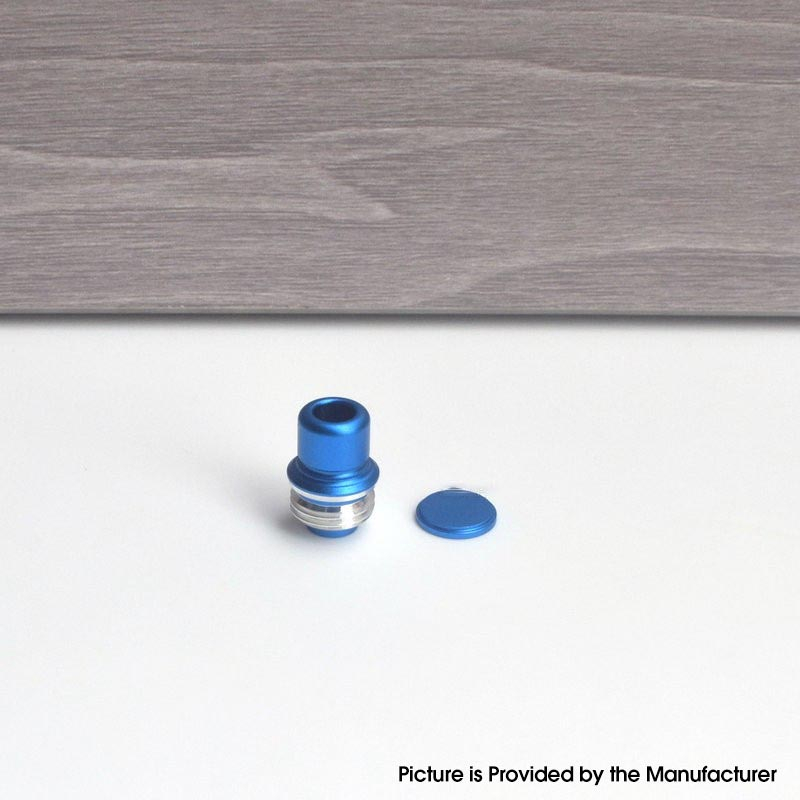 Authentic MK MODS TB Boro Drip Tip and Button for VandyVape Pulse AIO V2 80W Boro Box Mod Kit