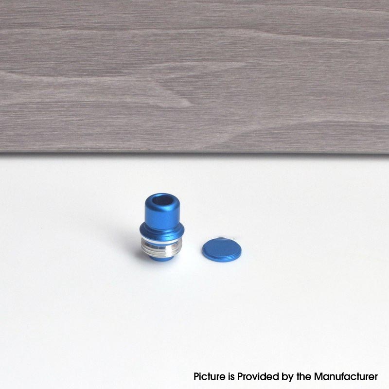 Authentic MK MODS TB Boro Drip Tip and Button for VandyVape Pulse AIO V2 80W Boro Box Mod Kit