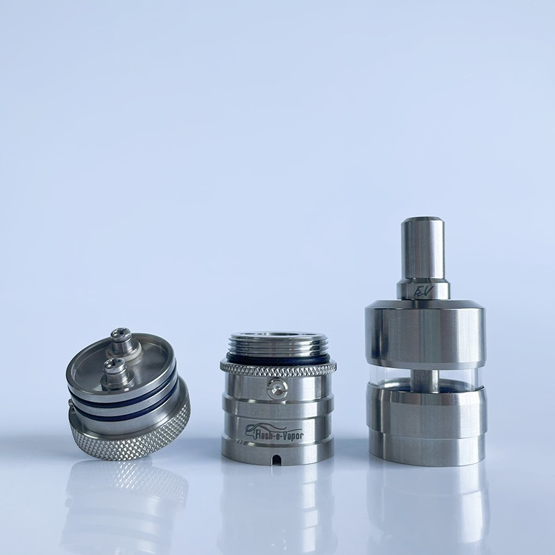 Flash e-Vapor V4.5S+ RTA Rebuildable Tank Vape Atomizer 4.5ml Titanium  Alloy + Glass 23mm Diameter & Reviews - shareAvape