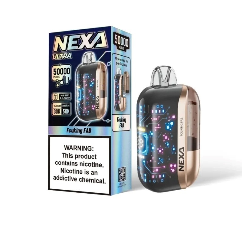 Nexa Ultra 50K Puffs Disposable Vape – 800mAh, 20ml, 5% Nicotine