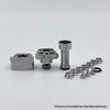 YFTK Monarchy Mobb TC Style RBA Bridge – Billet BB Boro Compatible | 7 Air Pins 1.0-4.0mm Silver