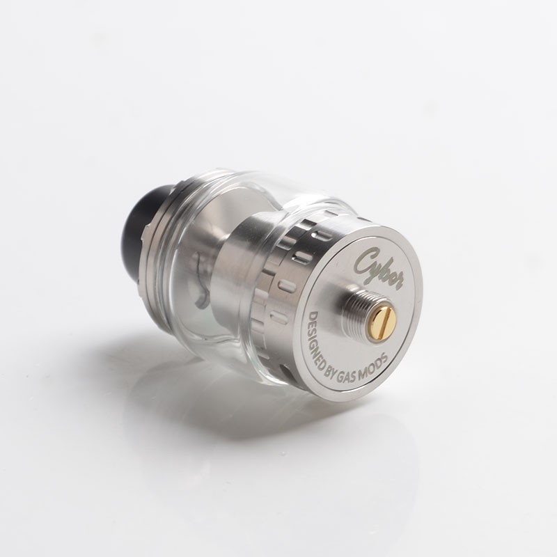 Authing-Gas-Mods-Cyber​​-RTA-Rebuildable-Tank-Vape-Atomizer-Silver-and-Side-Inlet-24mm-mimer