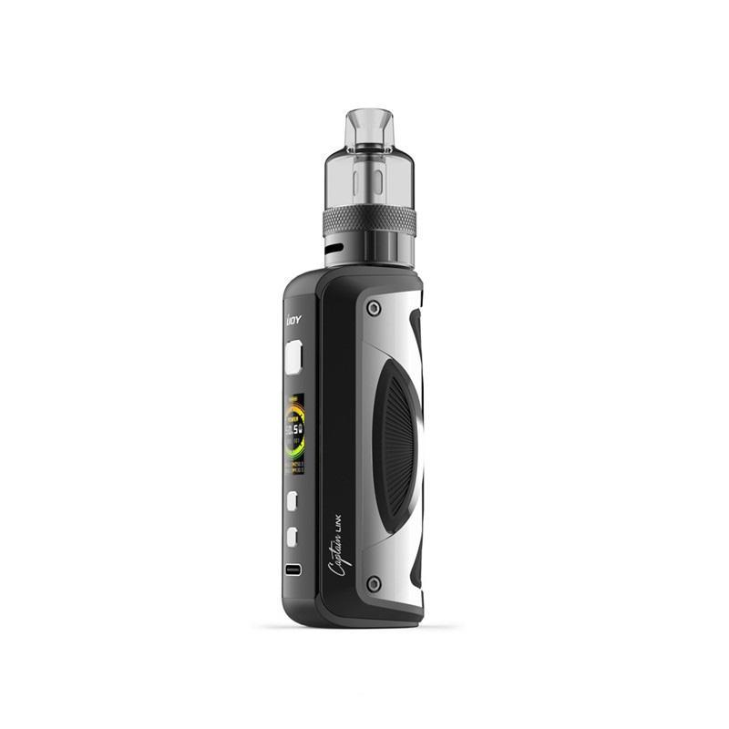 IJOY Captain Link 100W VW Box Mod + 5.0ml Captain Pod Tank Kit, 5~100W, 1 x 18650 / 21700, Univ S 2.0 Chipset