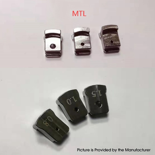 YFTK Skyline R / Skyline-R Style RTA Replacement MTL Airdisks Set - 0.8mm / 1.0mm / 1.5mm (3 PCS)