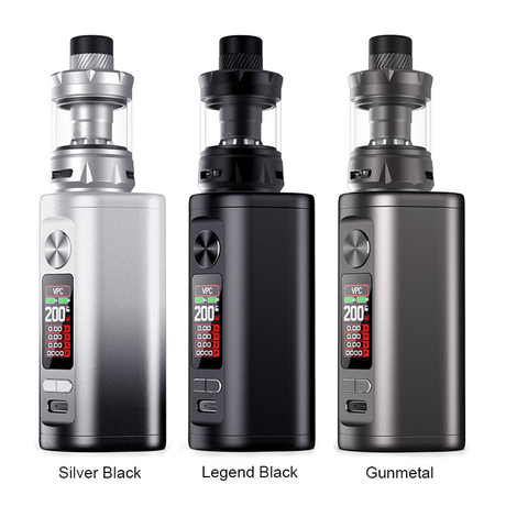 Authentic Hellvape Hell200 Box Mod Kit with TLC Sub Ohm Tank VW 5~200W, 2 x 18650