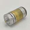 Coppervape Hussar Le style final RTA Rebuilable Tank Vape Vape Atomizer -Silver Satined, 316SS + PEI, 3,0 ml, 22 mm de diamètre