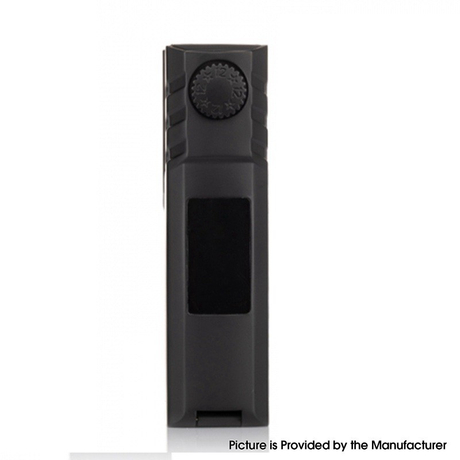 Authentic Squid Industries Double Barrel V4 200W VW Vape Box Mod - Black, 5~200W, 2 x 18650