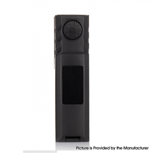 Authentic Squid Industries Double Barrel V4 200W VW Vape Box Mod - Black, 5~200W, 2 x 18650