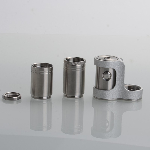 Authentic Ambition Mods Converter SBS Side-by-Side Box Mod - Silver, 1~50W, TC 200~600'F / 100~315'C