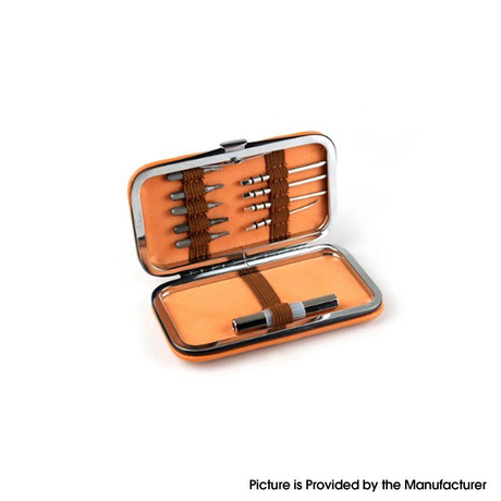 Authentic BP MODS Vape Tool Kit - Flat Head Screwdriver, Philip's Head Screwdriver, Hex Screwdriver, Coiling Pole, Cotton Hook