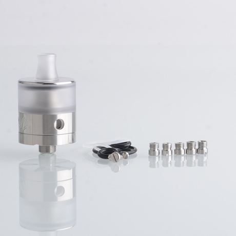 5AVape EVL Wraith RTA Rebuildable Tank Vape Atomizer - Silver, 316SS + PC,  2.0ml, 22mm Diameter & Reviews - shareAvape