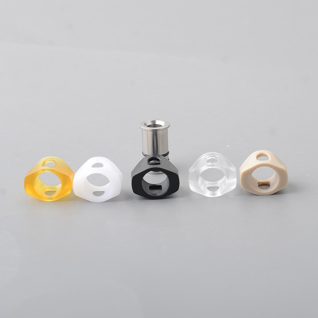 Monarchy Mini Cyber 510 Drip Tip Set Stainless Steel + PEEK + POM + PEI + PC, 4 PCS Mouthpieces