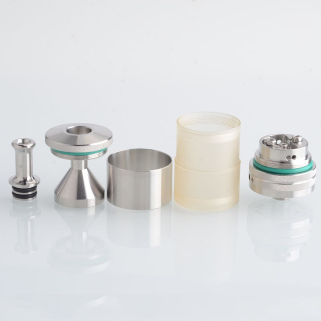 ULTON Typhoon Taifun GT One RTA Rebuildable Tank Vape Atomizer 4.3ml, Improved Version Full Kit, 23mm Diameter