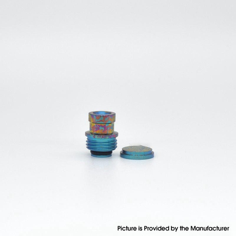 Authentic MK MODS Ti-type2 Drip Tip + Button Set for SXK BB / Billet Titanium Alloy