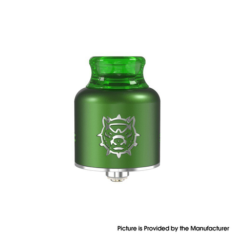 Authentic Damn Vape Mongrel RDA Rebuildable Dripping Vape Atomizer 25.4mm / 26mm, with Spare Top Cap, Subway Edition